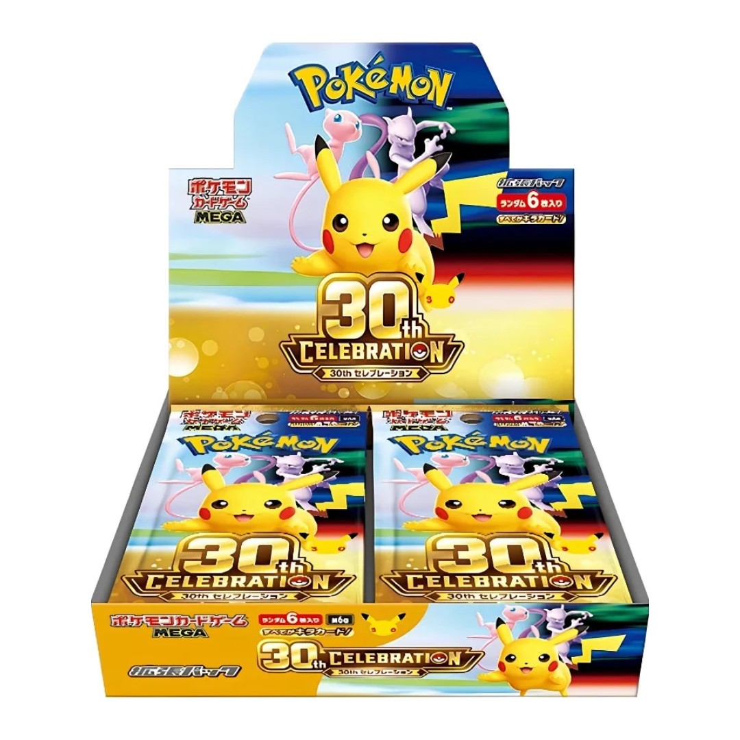 Pokémon 30th CELEBRATION — Japanese Booster Box (M6a)