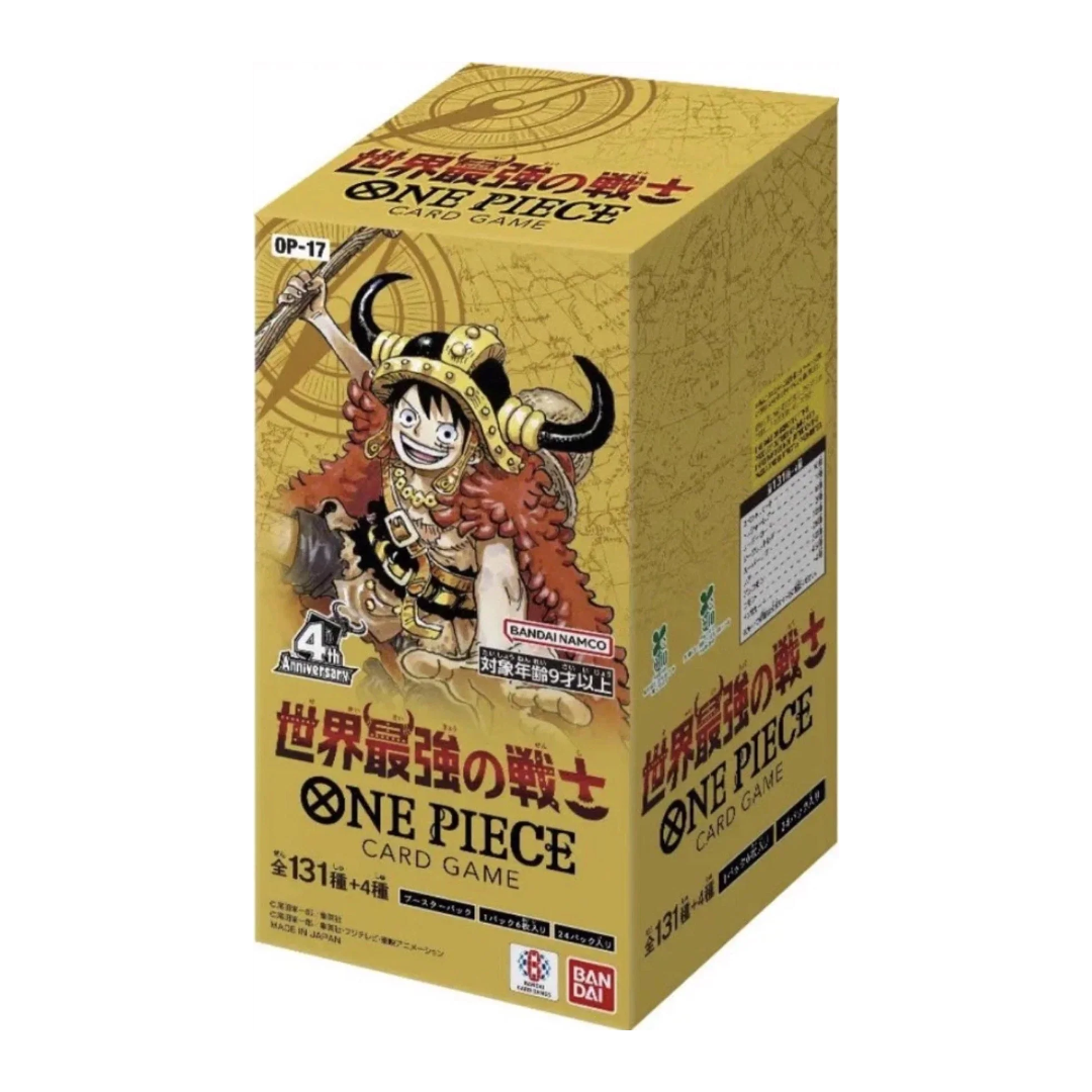 One Piece OP-17 "The World's Strongest Warriors" — Japanese Booster Box