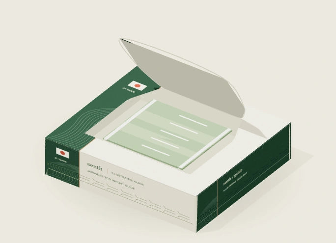 Illustration: cardboard closure lifted or broken and packs accessible; this is not no-shrink.